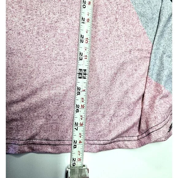 Shein Curve Color-Blocked with Zip V-Neck Short Sleeve 3XL - Picture 5 of 8